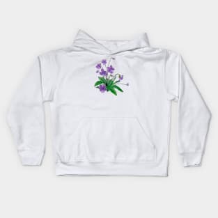 January 8th birthday flower Kids Hoodie